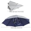 2PCS Folding Umbrella Hat Anti UV Sun Protection Outdoor Raining Tackle for Camping Hiking