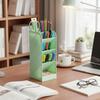 Plastic Material Plastic Pen Holder Oblique Insertion Type Desktop Organizer  Students