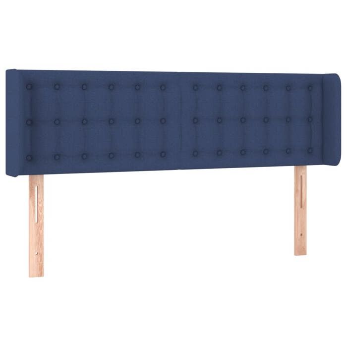 VidaXL Tête de Lit à LED Meuble de Chambre à Coucher Accessoire de Lit Double Tête de Cadre de Lit Intérieur Bleu 3123674