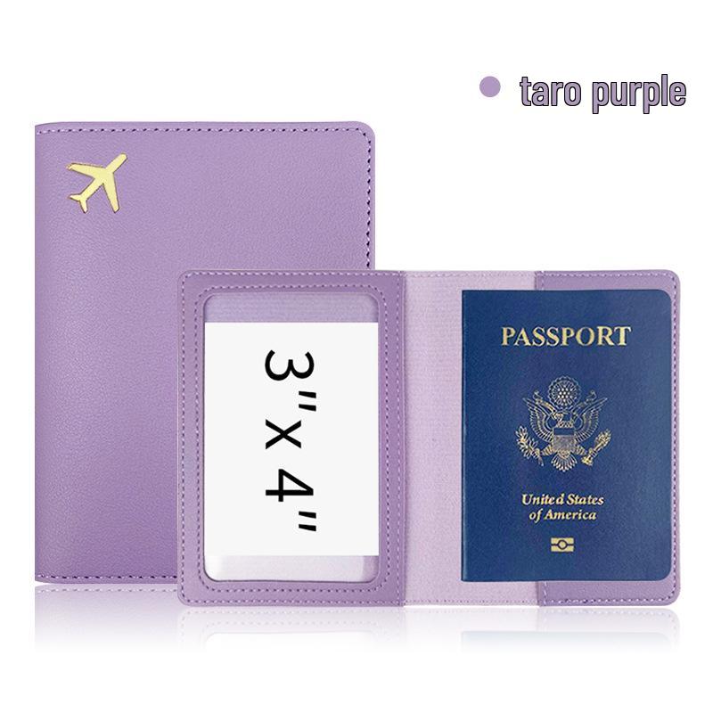 

Multi-color PU Leather Passport Holder with Custom Logo Option