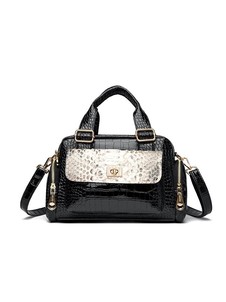 

Трендовая женская сумка через плечо с леопардовым принтом 2025 - Модный аксессуар, пользующийся высоким спросом чёрный