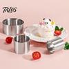 Donut Shaping Tool Stainless Steel Circle Cake Mold, 1.97" Deep Round Biscuit Pastry Ring, Egg Frying Ring Easy to Demold Baking for Donuts
