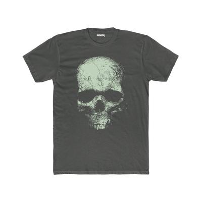 Skull In Shadow :: High Quality Men's Cotton Crew Tee