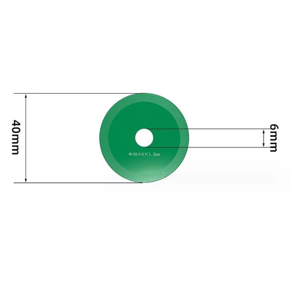 For Angle Grinder Cutting Disc Cutting Blade Cutting Disk Cutting Disc 70mm 50mm Green High Manganese Steel Wine Bottles
