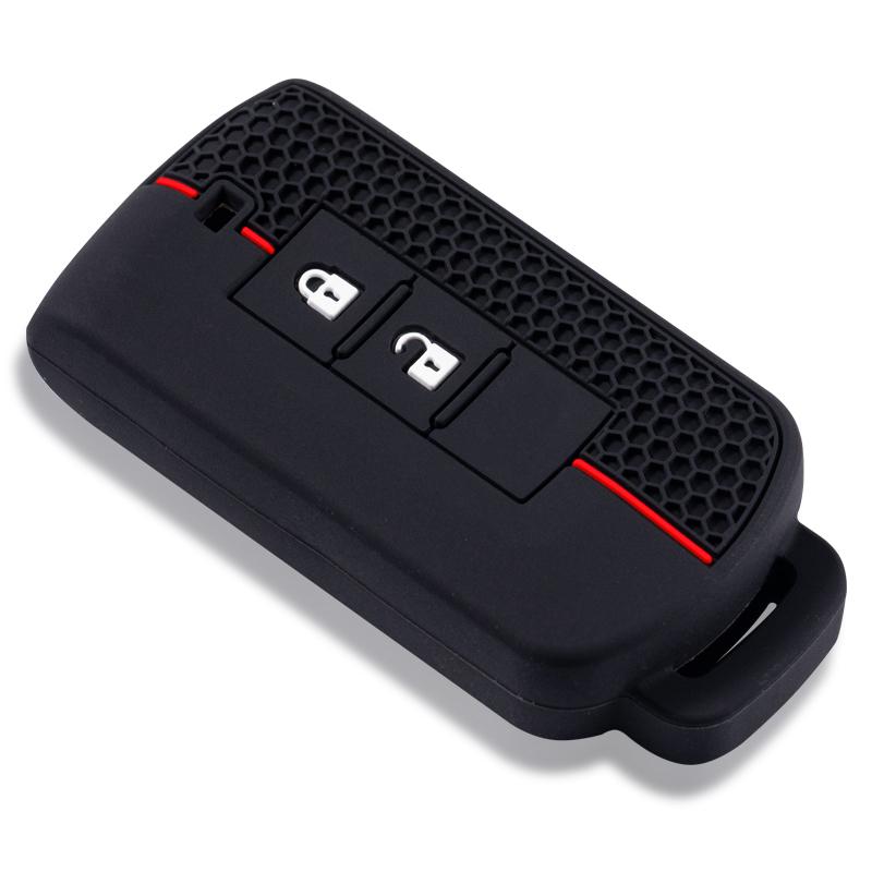 Silicone Car Key Case Cover Shell For Mitsubishi Xpander Outlander Asx Pajero Eclipse Cross Montero