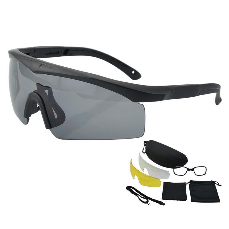 Anlorr 6022 Uv400 Cs Games Glasses Tactical Eyewear Shooting Ballistic Sunglasses Tactical Lenses Goggles