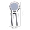 Mini Golf Divot Tool Zinc Alloy Golf Divot Repair Tool Metal Golf Divot Tool Golf Ball Marker Outdoor Golf Training Aids