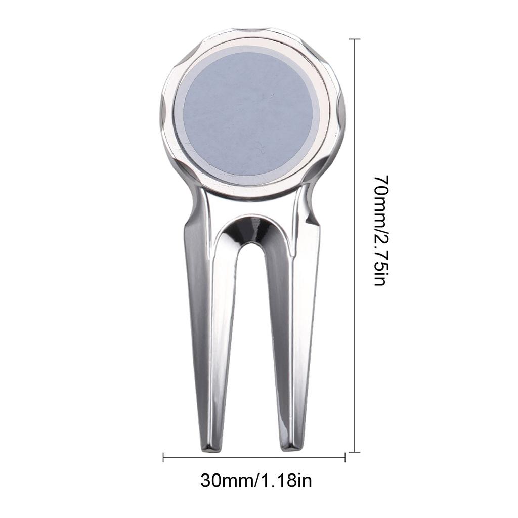 Mini Golf Divot Tool Zinc Alloy Golf Divot Repair Tool Metal Golf Divot Tool Golf Ball Marker Outdoor Golf Training Aids