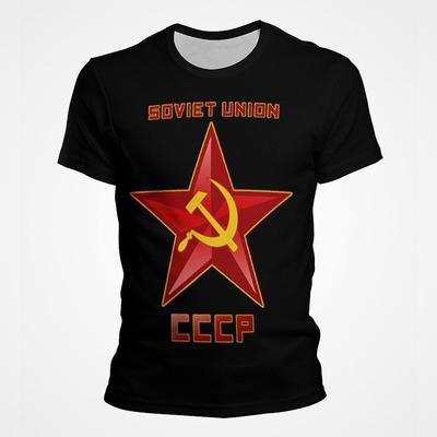 Unisex Vintage Ussr Soviet Union Shirts Man Short Sleeve Men's Clothing O Neck Retro Tops Tee Cccp Russian T Shirts For Men