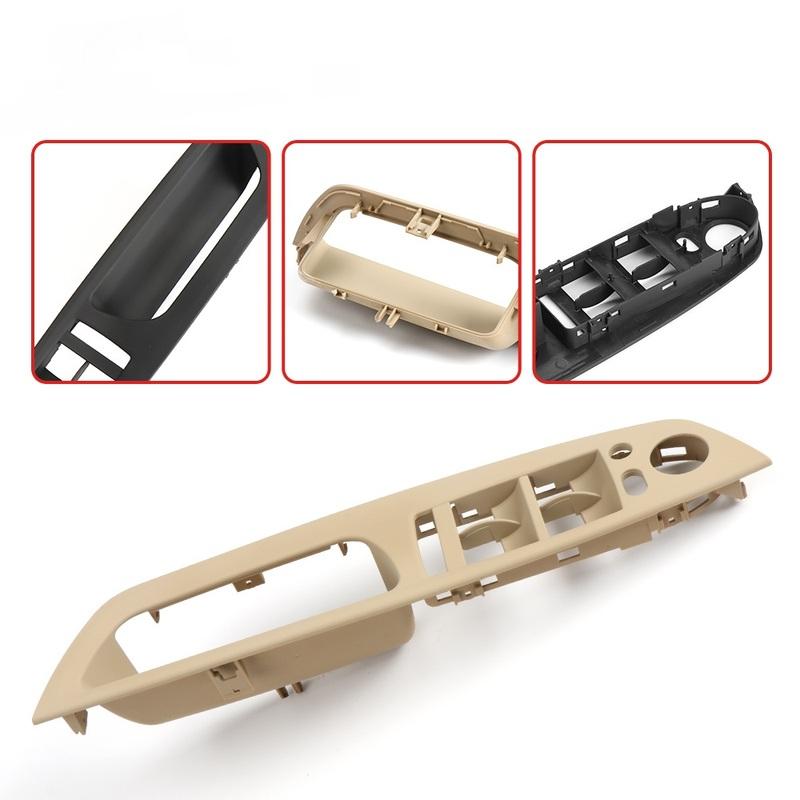 For BMW E70 E71 E72 X5 X6 Series  Car Interior Door Pull Handle Armrest Panel Trim Without Mirror Folding Button