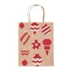 Grensoverschrijdende Kerst Kraftpapier Cadeauzak en Cadeaubox Handtas