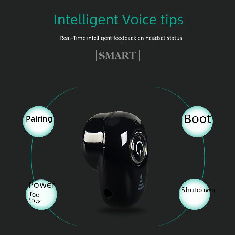 New S650 Mini S530 Ultra-Small Bluetooth 4.1 Wireless Earbud: Single-Ear Stereo Sports Headset.
