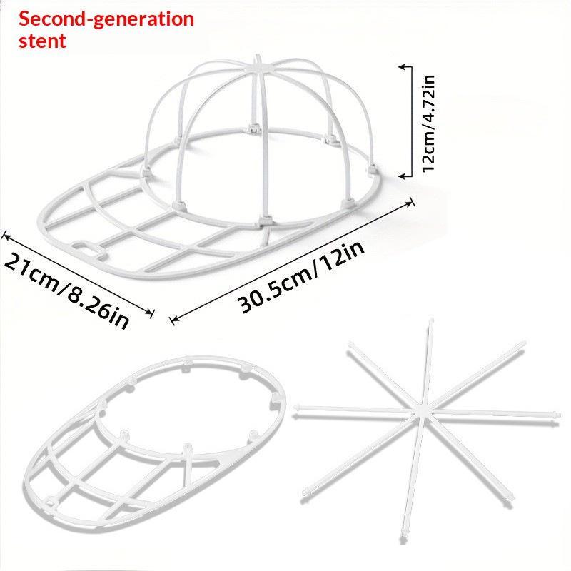 Sac à Linge Filet Durable pour Casquettes avec Conception Anti-Déformation et Fermeture Éclair Lisse pour Lave-Linge Nettoyage Casquettes de Baseball