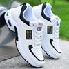 Summer men's shoes leather waterproof sports shoes large size trend casual wear-resistant men's men's heightening small white tide shoes