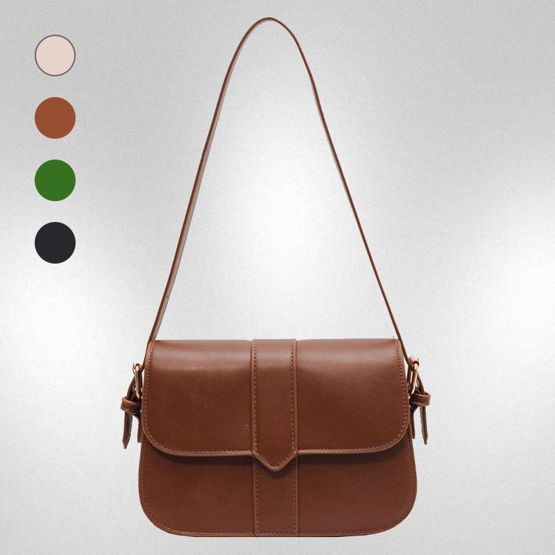 Small square bag women's messenger high-end splicing single shoulder underarm bag trendy messenger bag women's large-capacity simple women's bag