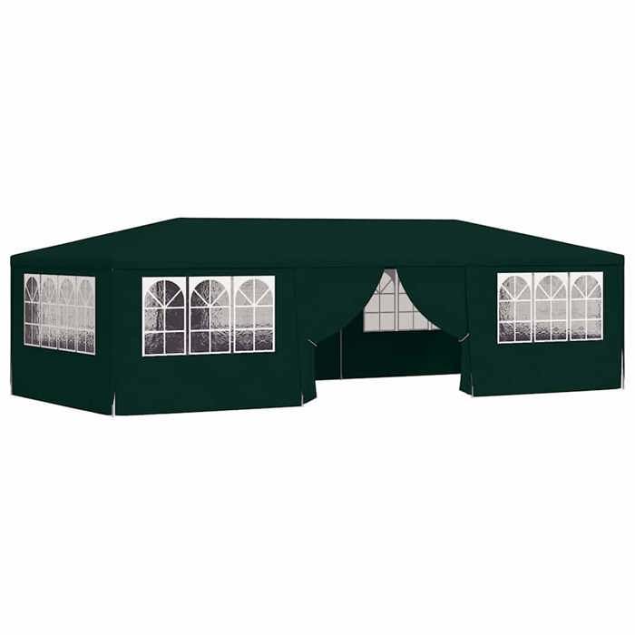 VidaXL Tente de Réception avec Parois Latérales Belvédère Tonnelle Pavillon Chapiteau Mariage Barbecue Voyage de Camping 4x9 48540