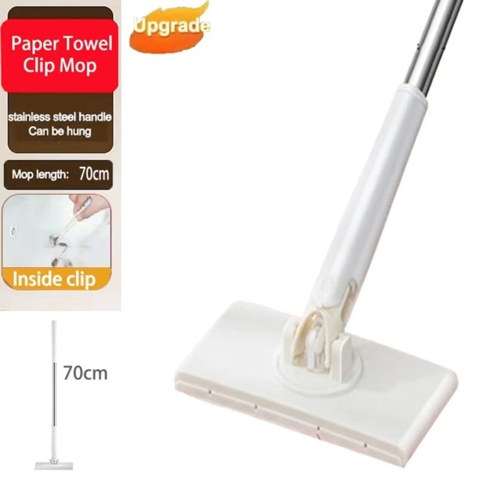 Snap-Grip No Wash Lazy Mops Convenient Automatic Cloth Changing Disposable Dust Mop