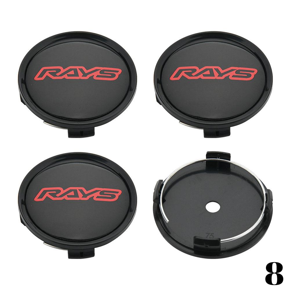 Wheel Center Cap 61mm VOLK RAYS Emblem 65mm 68mm Wheel Cover Hub Cap 69mm 74mm 75mm 76mm Car Rim Tire Accessories