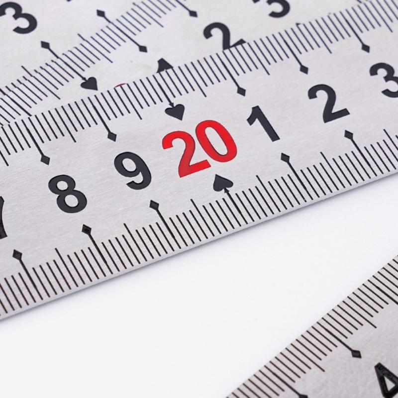 15/20/30/40cm Metal Measuring Marking Gauge with Slide Stop Carpentry Square Woodworking Tools Carpenter Scribing Ruler