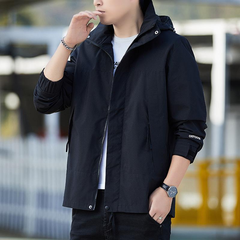 Jacket Men's Trendy Brand Jacket Men's and Women's Spring and Autumn New Sports Trench Coat Couple Outdoor Mountaineering Suit