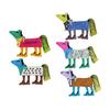 Cartoon Pony Studded Patch Decorative Embroidery DIY Cloth Applique Bag Hat Various Styles Cute Fabric Patch Sewing 5 Styles