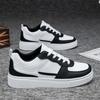 Men's Spring Korean-Style White Sneakers: Breathable, Trendy, All-Match, Thick Sole Casual Sports Shoes
