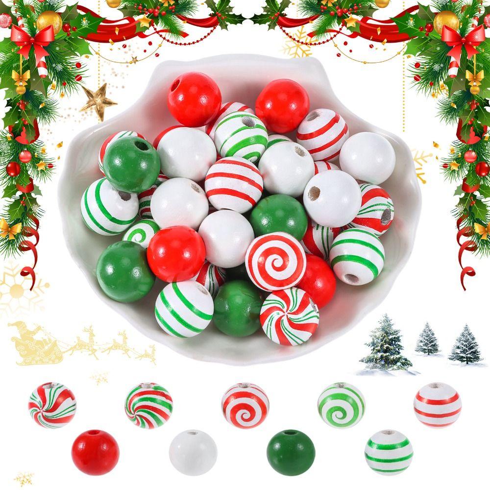 

240 шт. 16 мм деревянные бусины конфетного тростника