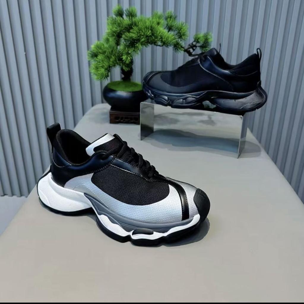 Fashion Man Shoes Heighten Outdoor Casual Platform Sneakers Men's Anti Slip Abrasion Resistant Thick Sole Comfort Breathable Sport Shoes