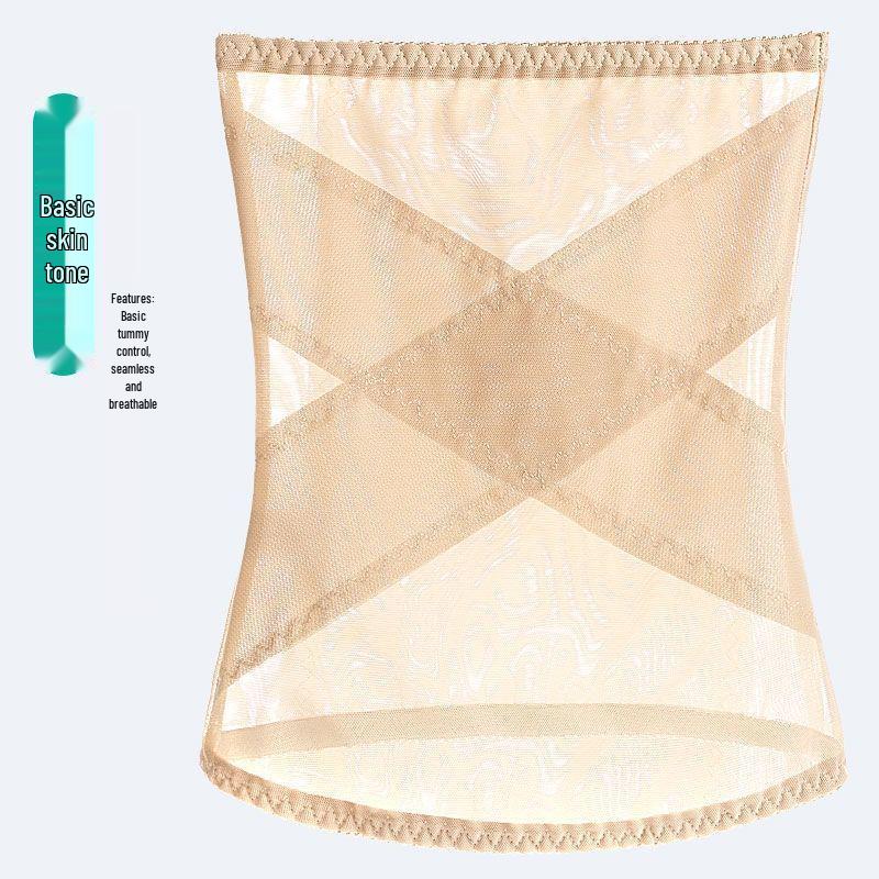 

Черный послеродовой пояс для коррекции фигуры с высокой талией из сетки - Дышащий, не скатывающийся, поддерживающий живот утягивающий пояс для женщин XXL (145-160 lbs)