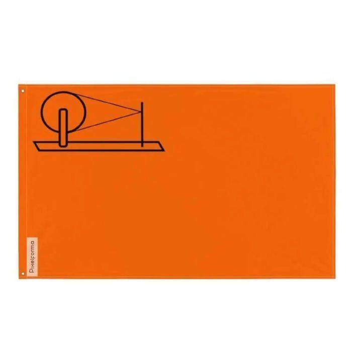 Drapeau - Inde - 60 X 90 Cm - Polyester - Impression Recto/verso - Œillets En Fer