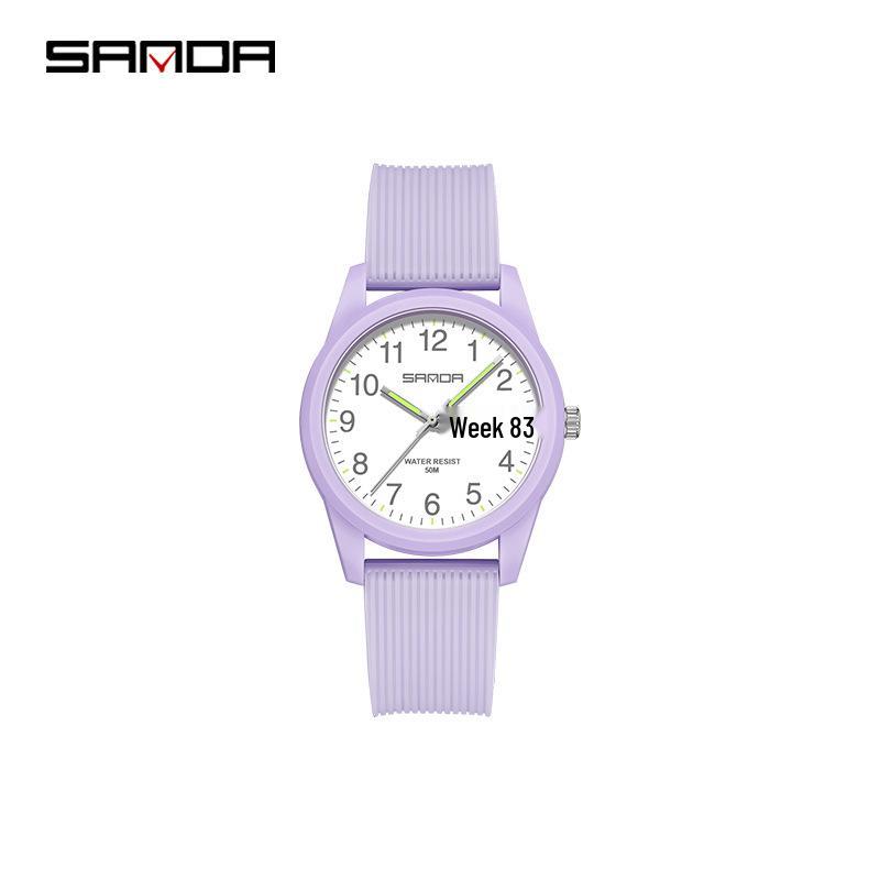 Sanda Creative Calendar Wristwatch for Students – Versatile Fashion Dial for Men & Women