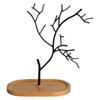 Efficient Metal Jewelry Organizers Jewelry Tree Stand Tree Shape Necklace Stand Necklace Storage Holder Metal Texture
