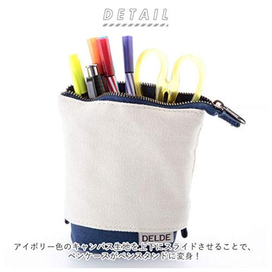 Sunstar Stationery Pencil Natural S1409573 Case, Delde, Blue,