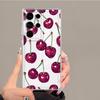 Fruit Cherry Phone Cover Case for Samsung Galaxy S26 S22 FE S24 S21 Note 20 Ultra 10 S25 Edge S20 Plus S23 Ultra