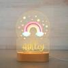 Personalized Animal Night Light - Custom Name Acrylic Lamp for Kids Bedroom Decor Baby Birthday Christmas Gift