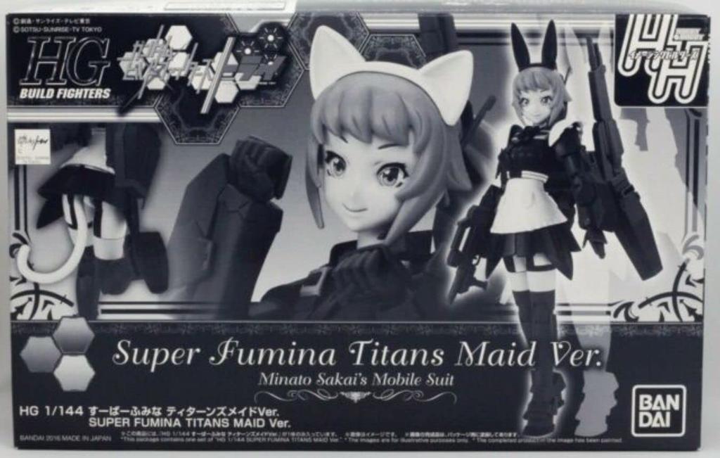 BANDAI HGBF 1144 Super Fumina Titans Maid ver. Plastic Model (Hobby Online Shop Exclusive)