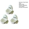 3Pcs Halloween Ghost Candle Holder Holding Bowl Ghost Votive Tealight Candle Stand Candlestick Decoration Table Centerpiece Ornament