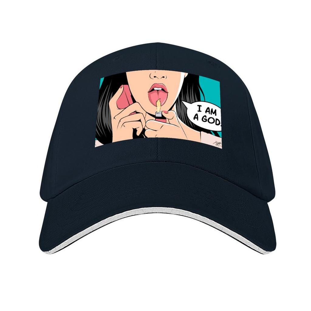 Jennifers Body  I Am A God Baseball Cap hats on offer Golf Hat Male hat Hip Hop Hats Man Womens