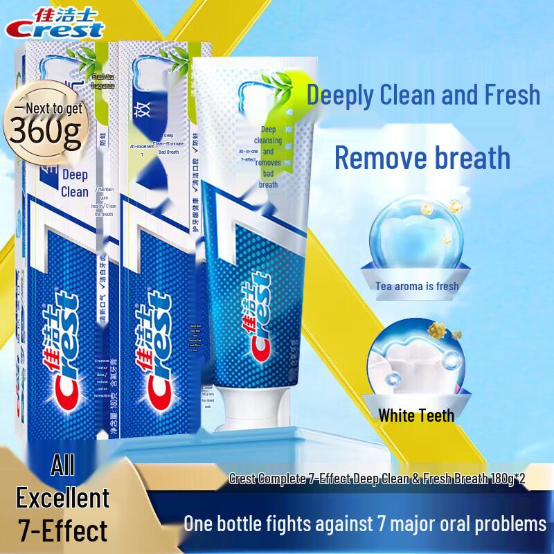Зубная паста Crest Complete 7-в-1 Tea Deep Clean