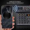 Compactly 2Channel Bluetooth-compatible Audios Mixer With 48V Phantoms Power For Studio Recording And Live Performances