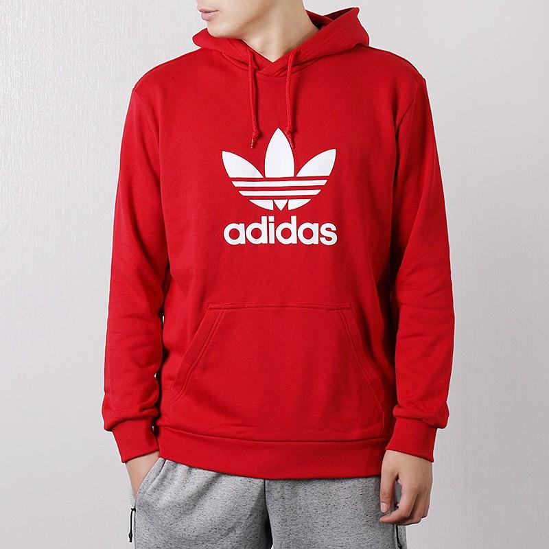 Adidas Originals Trefoil Sweatshirts Men's Hooded Moderate Regular DX3614