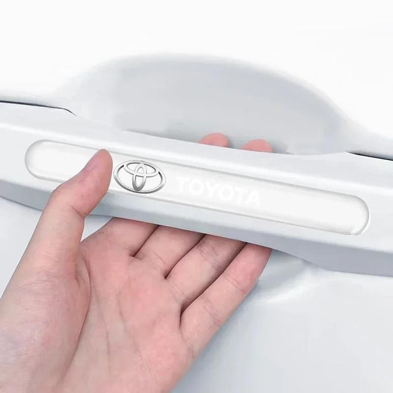 Car Body Anti-Collision Protection Strip Auto Door Handle Bowl Anti-Scratch Sticker For Toyota Camry corolla crown Auris C-HR