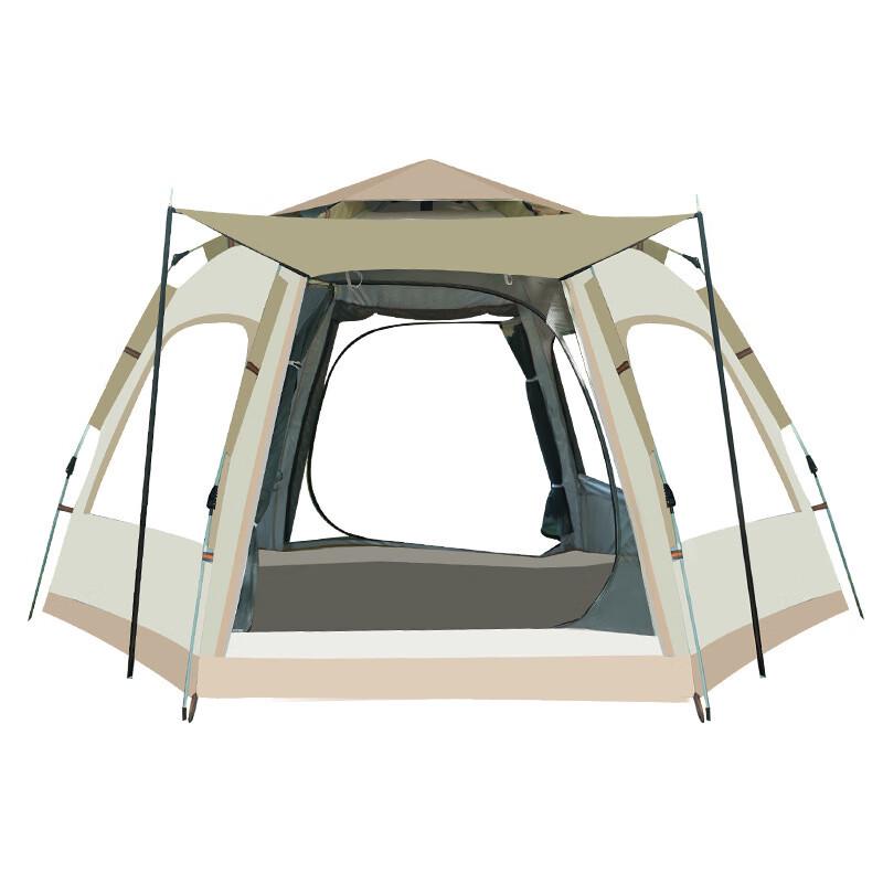 

Automatic Hexagonal Pop-Up Camping Tent 3-4 Person Small