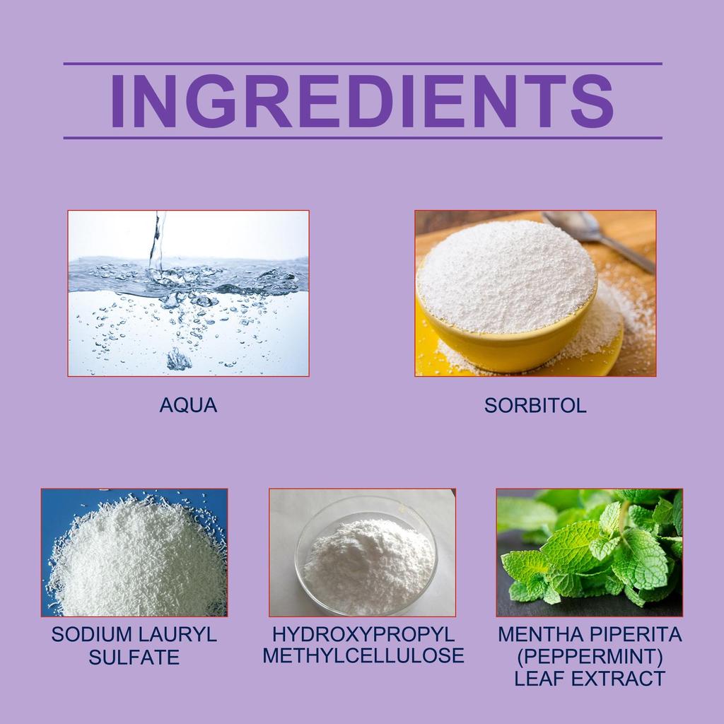 Oralhoe Гель для чистки зубов Мягкая ежедневная чистка Усиливающий пятновыводитель Отбеливающий уход за зубами