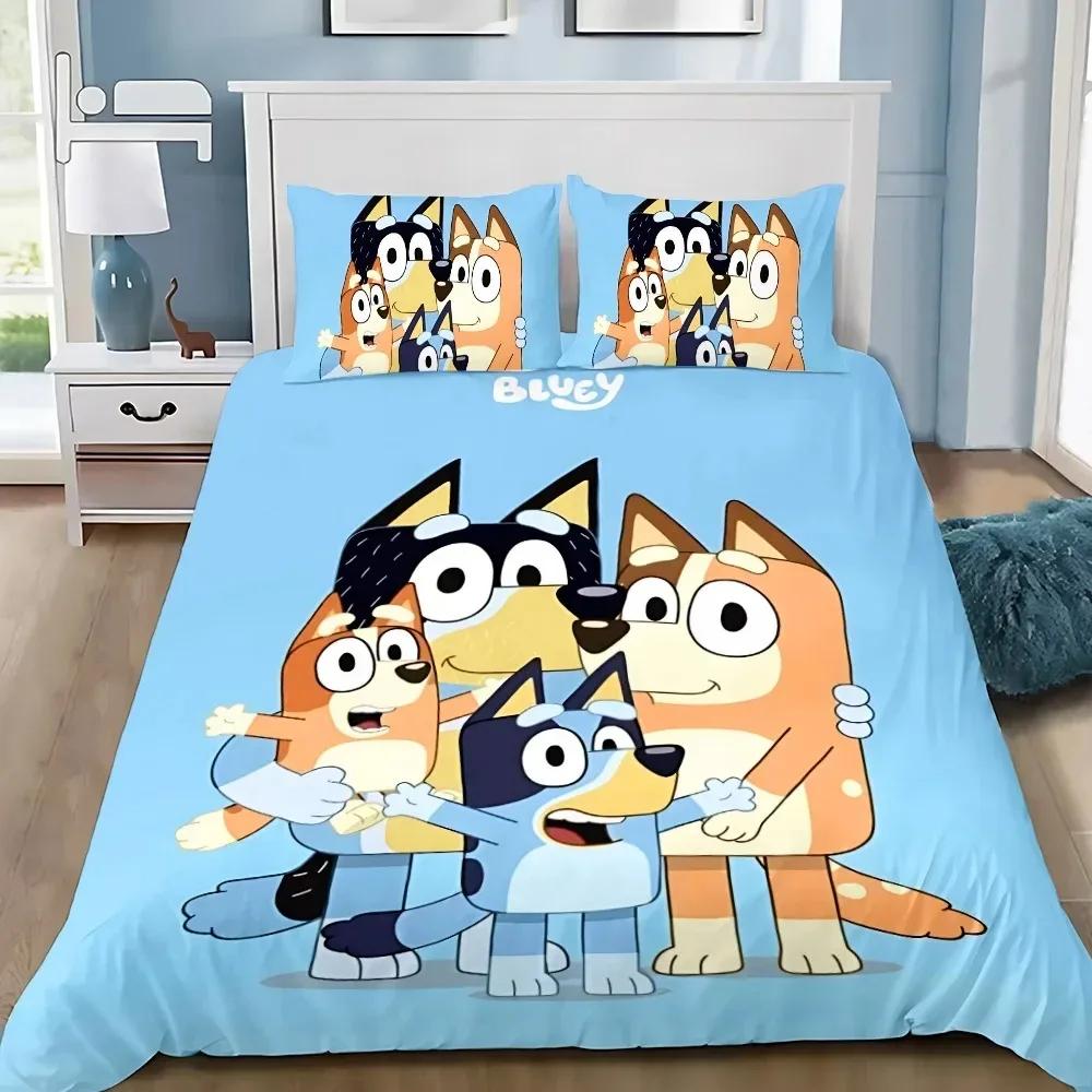 3D Cartoon Creative B-Bluoey Duvet Cover Set Bedding Set Kids Boy Girl Bedroom Decoration 2/3piece set Single Double Large Size