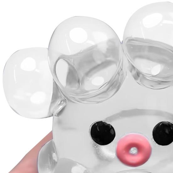 1/3Pcs Clear Octopus Squeeze Toy Stress Relief Mini Octopus Sensory Toy Anxiety Relieving Sea Animal Hand Relaxation Tool
