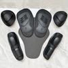 Set di protezioni per moto: Ginocchiere, Gomitiere, Spallacci, Protezioni per Fianchi, Schiena e Petto