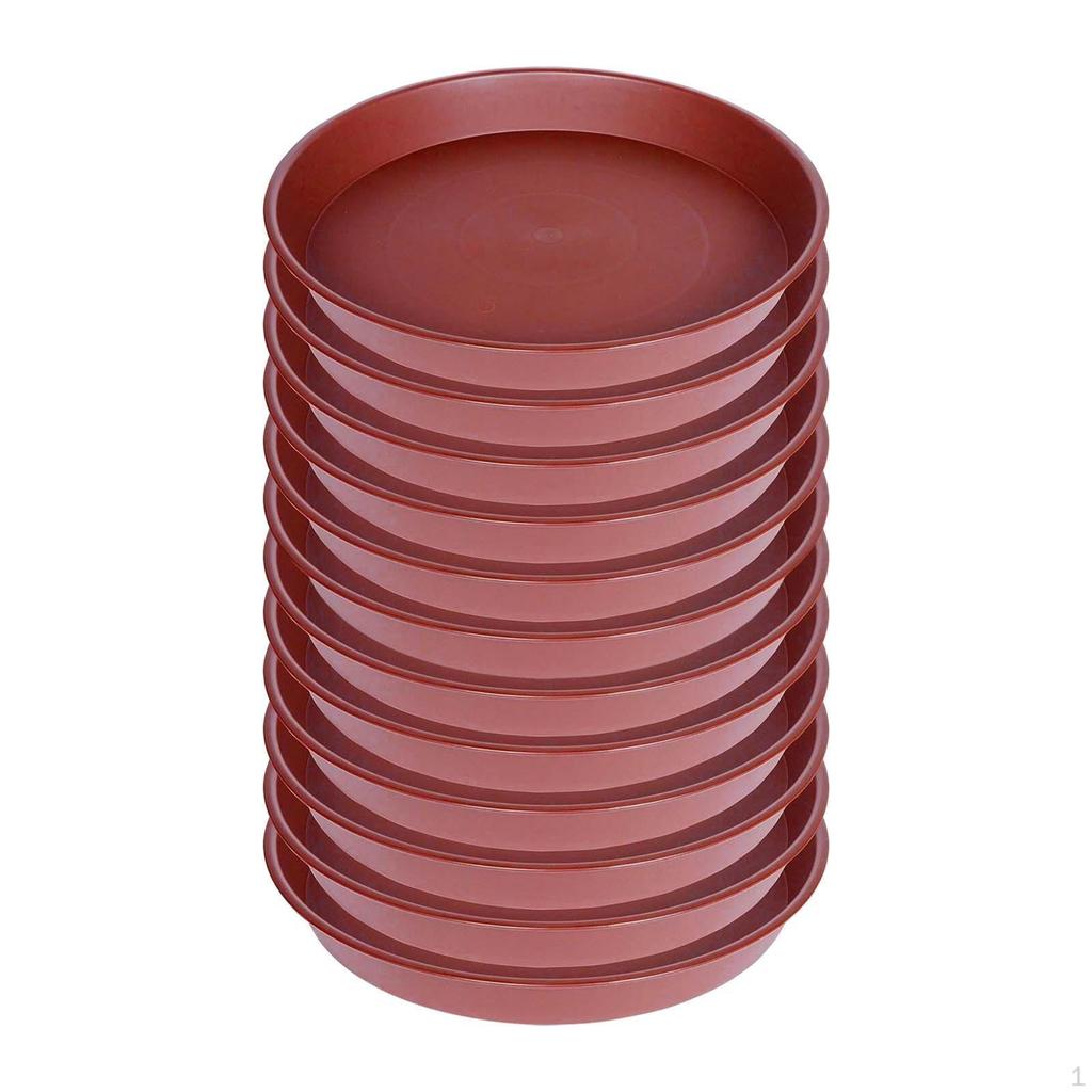 12 Pack 11.81 Inch Plant Saucers for Water Drainage in Pots