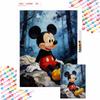 Disney Mickey Mouse Diamond Painting Art Kit Mosaic Handmade Diy Gift Home Decor