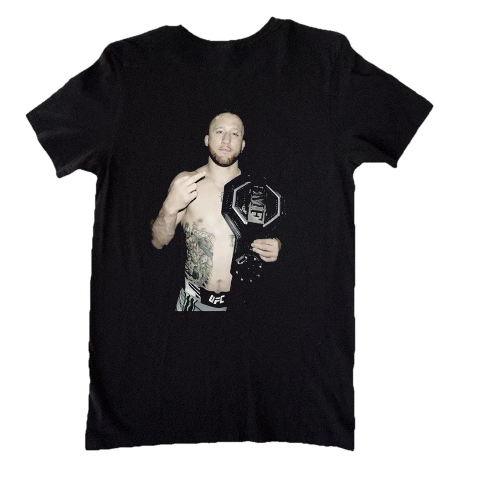 Justin Gaethje UFC Vintage Graphic T Shirt XL